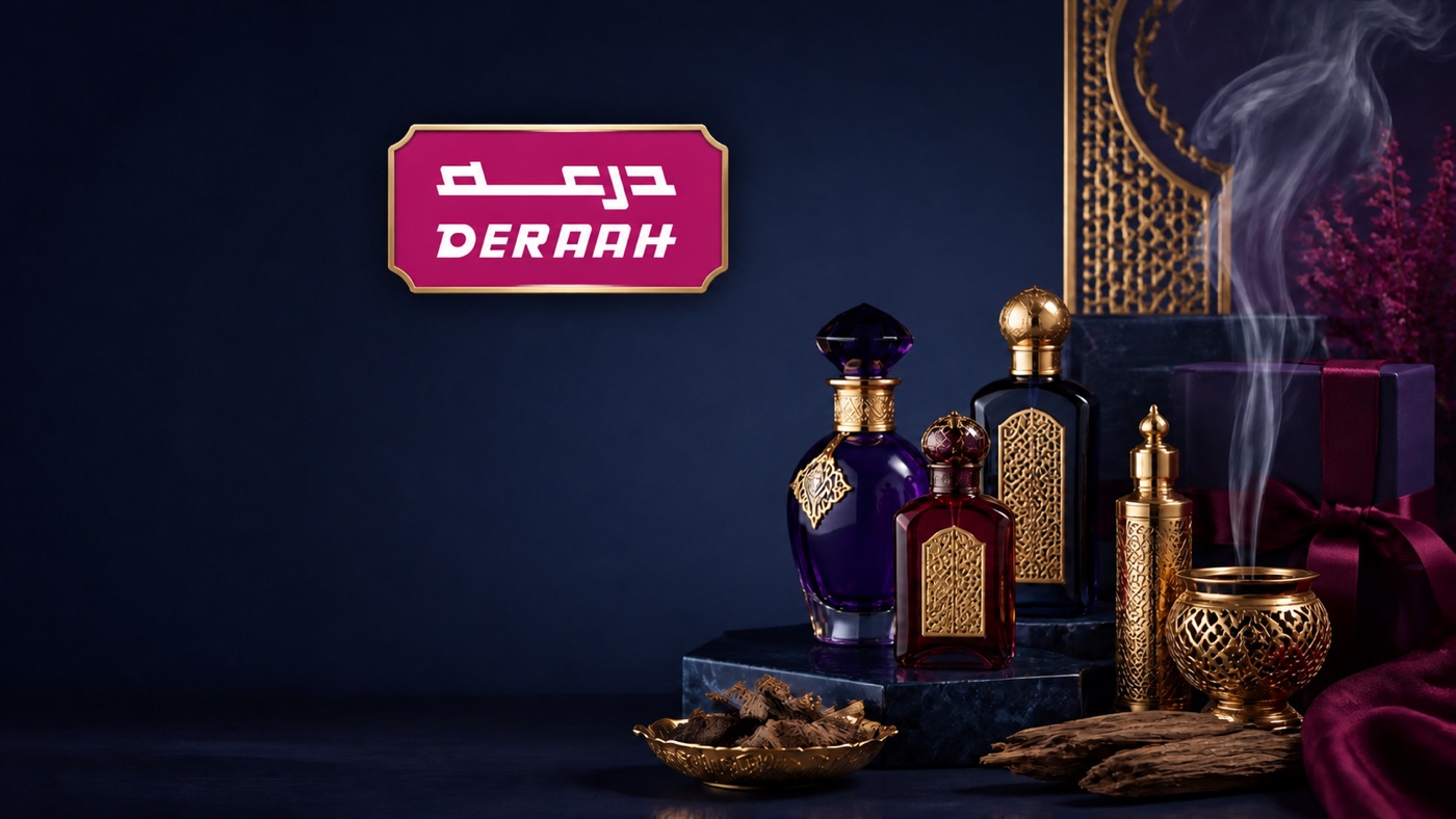 عطور عربية فاخرة وبخور وهدايا ترمز إلى كود خصم درعة