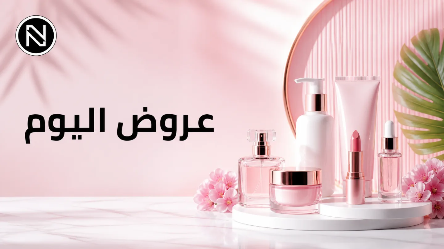إطلالة اليوم الوطني من عروض نايس ون مع منتجات عناية ومكياج