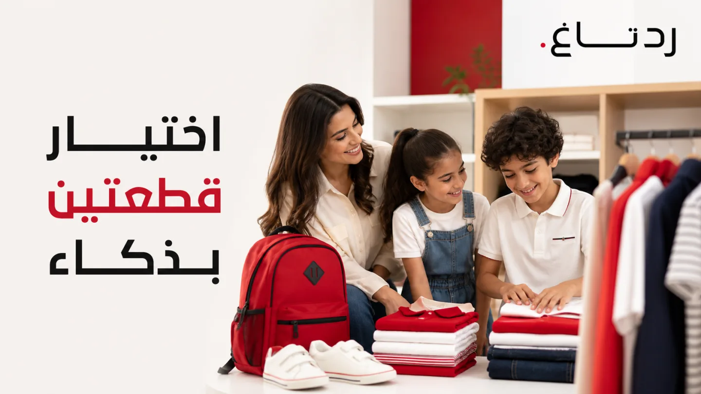 ملابس اليوم الوطني للعائلة من رد تاغ مع شعار المتجر