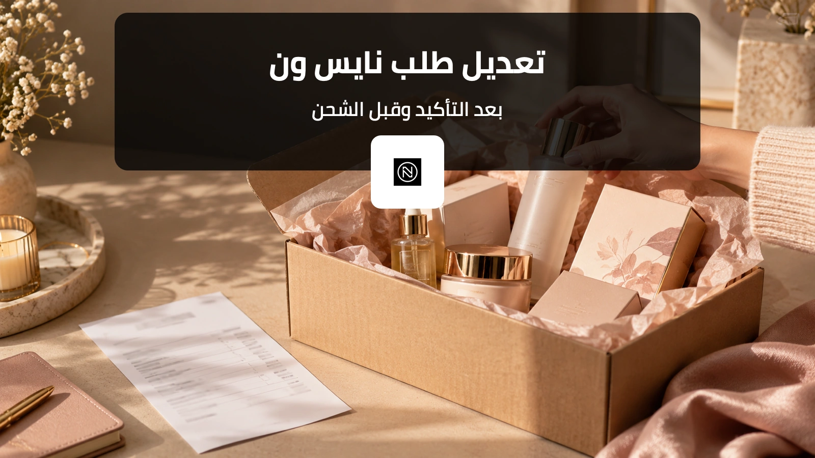 منتجات نايس ون داخل طلب قيد التعديل قبل الشحن